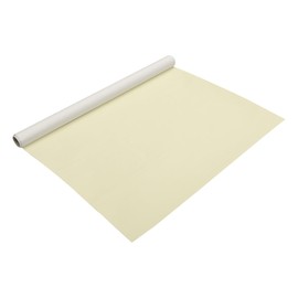 A ABSOPRO Self Adhesive Leather Repair Patch Strong Stickiness 19.6"x39" Leather Repair Tape PVC Faux Leather Beige Yellow 1 Pcs