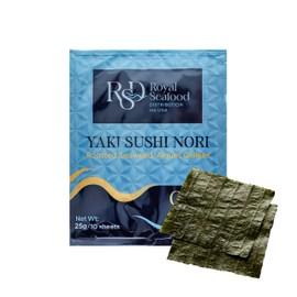 RSD – Premium Roasted Seaweed Nori Sheets – 10 Full Sheets (25 gr) – Sushi-Grade, Crispy & Organic – Ideal for Sushi Rolls, Onigiri, Wraps & Snacks – Vegan, Gluten-Free, Non-GMO