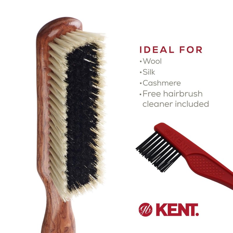 KENT Garment Brush CP6 Cashmere Compatible, Made in the UK