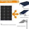 SUNER POWER 24V 20W Solar Battery Charger Maintainer, Built-in Smart