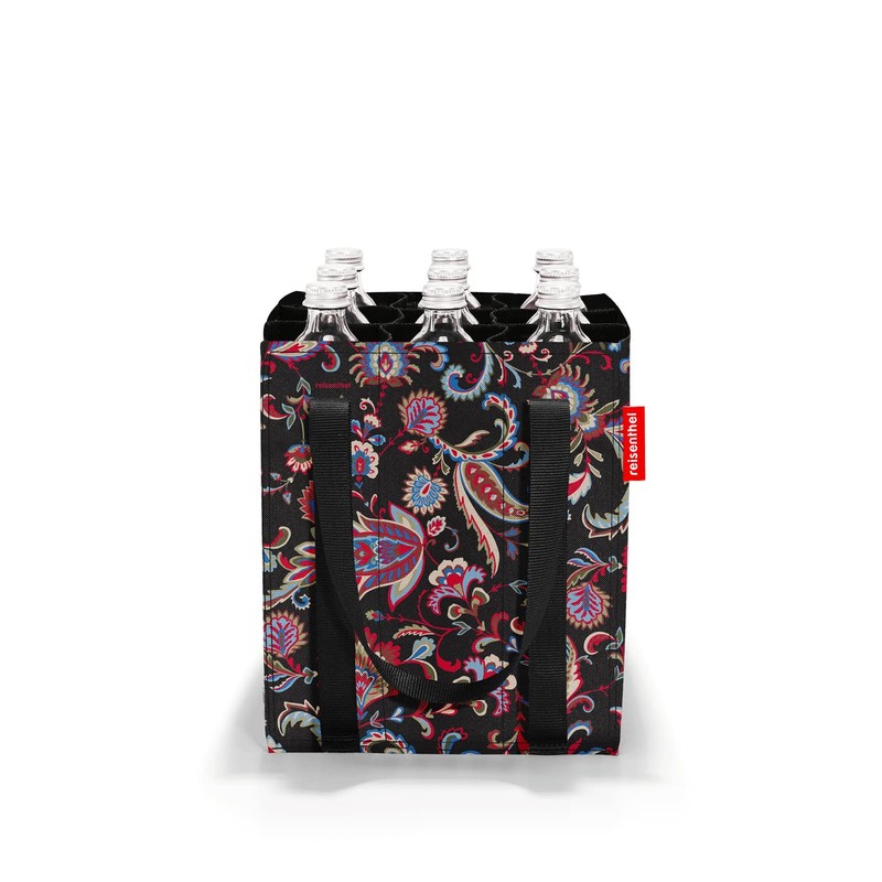 reisenthel Unisex Bottlebag Blue, Paisley Black, bottlebag