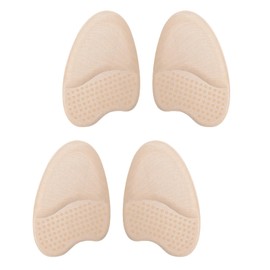 2 Pairs Ball of Foot Cushions Metatarsal Pads Heel Inserts for Women Anti-Sliding Pads Open Toe for High Heels, Sandels, Boots