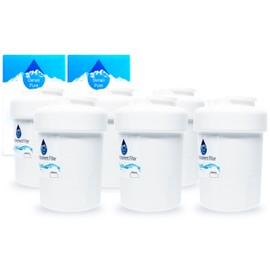 6-Pack Replacement for Hotpoint HSS25GFPEWW Refrigerator Water Filter - Compatible with Hotpoint MWF, MWFP Fridge Water Filter Cartridge