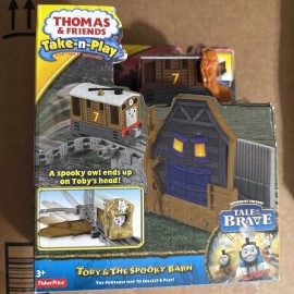 Thomas The Tank Engine Fisher Price Thomas The Tank & Friends Take-n-Play Toby & Spooky Train 2014 New
