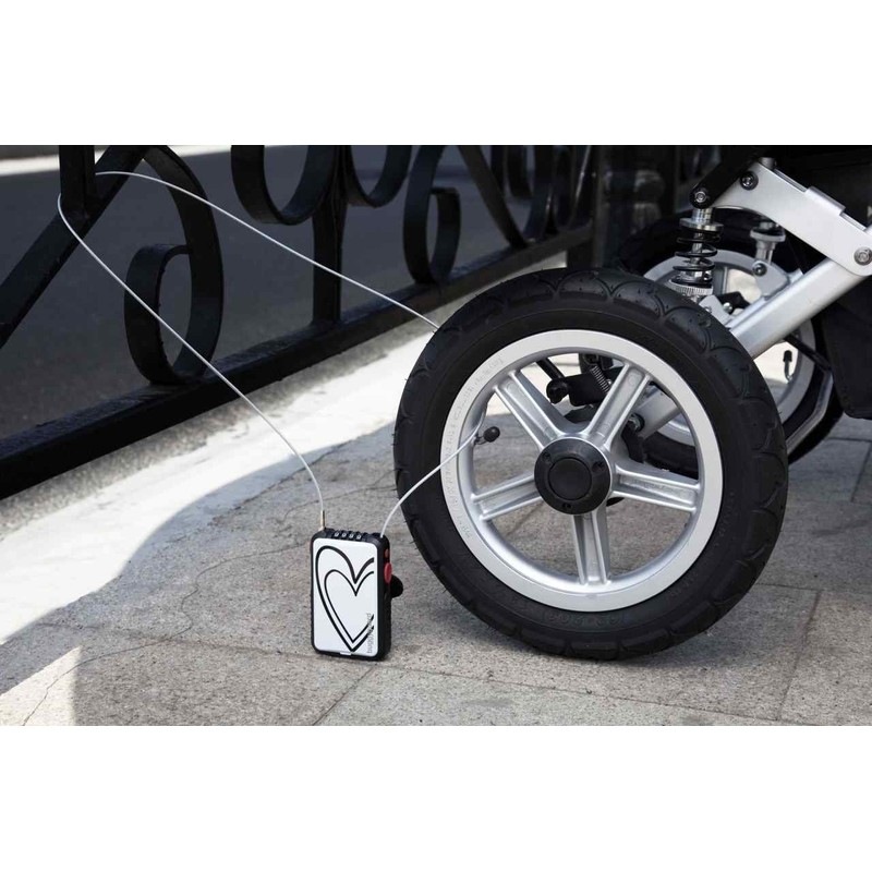 Buggygear Stroller Lock - Anti-Theft Retractable Combination Chain Cable Locks,
