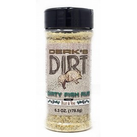 Barbecue Seasoning Dirty Derks Dirt Rub Spice 6.3oz Bottles (6.3oz, Fish Rub)