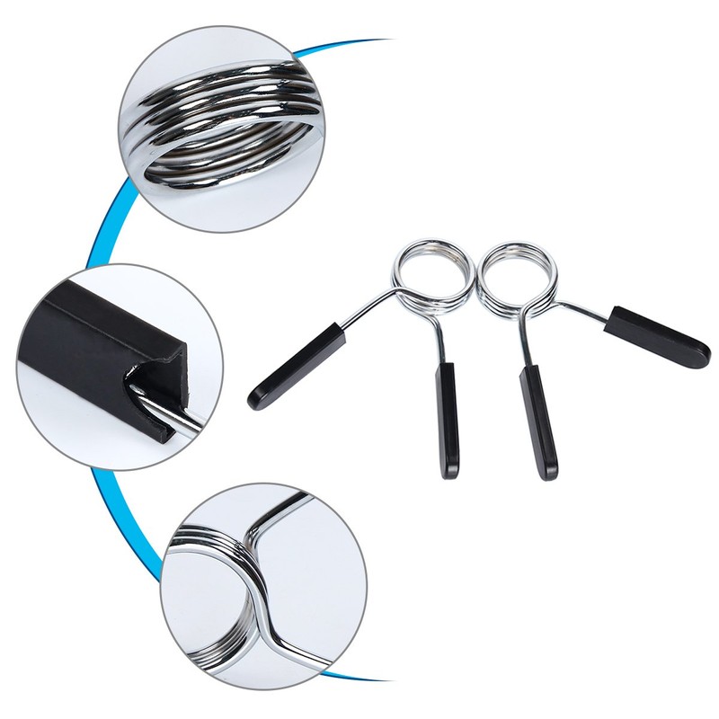 Zigwin Olympic Spring Collar Barbell Plate Lock Clip On Pack