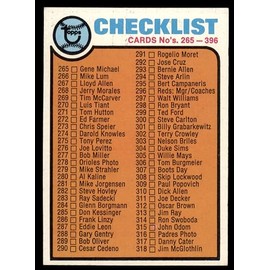 1973 Topps # 338 Checklist 3 (Baseball Card) NM