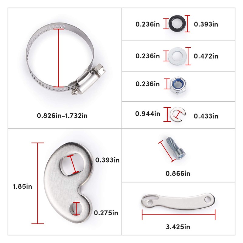 Universal Torque Arm for Electric Bicycle e-Bike Bike Front or