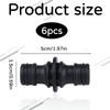 Hongoen Hose Coupling Gardena Coupling 1/2 Inch Double Plug Hose