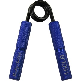 Body-Solid Aluminum Grip Strength Trainer - Aloy Steel Coil Springs Hand Gripper - 150lbs. Resistance Level