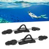 Spring Straps for Fins, Universally Adjustable 2-Piece Diving Fin Strap