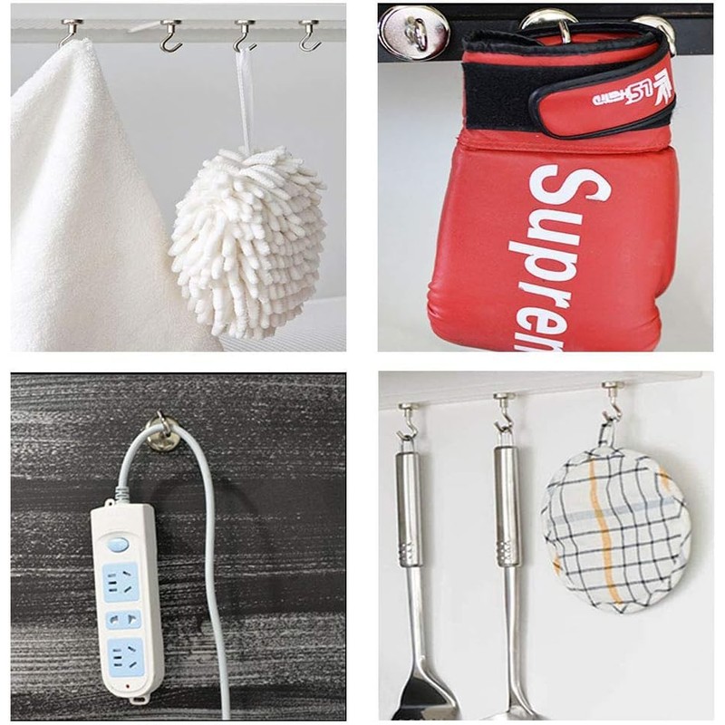 SZKKQKJ Magnetic Hooks, 8 Magnetic Hooks, Super Strong Magnets with