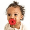 Ryan & Rose Cutie PAT Pacifier Teether (Stage 1, Red)