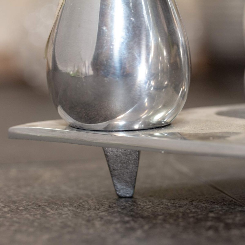 Antikas - Aluminium Vase, Small, Triangle Vase, Decoration