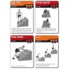 FITDECK STAIRS Exercise Cards Hiit Gym Cardio Lower Body Footwork