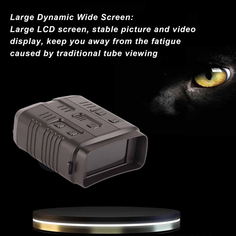 Night Vision Binoculars 5X Zoom 3in Screen IP54 Waterproof Light