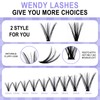 Individual Lashes Kit D Curl Clusters Lashes Kit 0.07mm 30D+40D