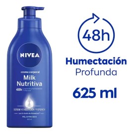 Crema Corporal Milk Nutritiva Extra Seca 625ml Nivea