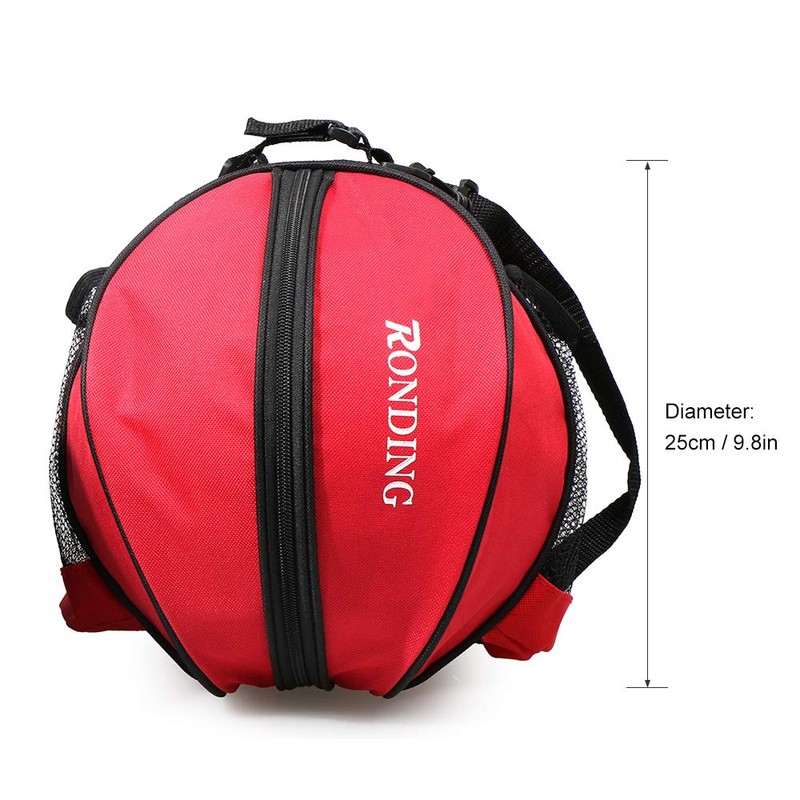 Lixada Basketball Case Basketball Backpack Storage Rack Bag Basketball Basketball