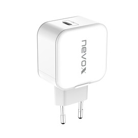 nevox 1880 USB PD Type C Charger 20 Watt White