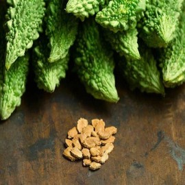 Green Garden Seeds Indian Babe Short Bitter Melon Seeds, Khổ qua rừng lùn gai. Non-GMO Heirloom - 10+