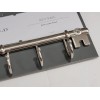 Threshold NEW Threshold Key Rail Hook Rack Satin Nickel Finish