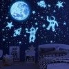 Pegatinas Luminosas De Luna Y Estrellas Vinilos Decorativos