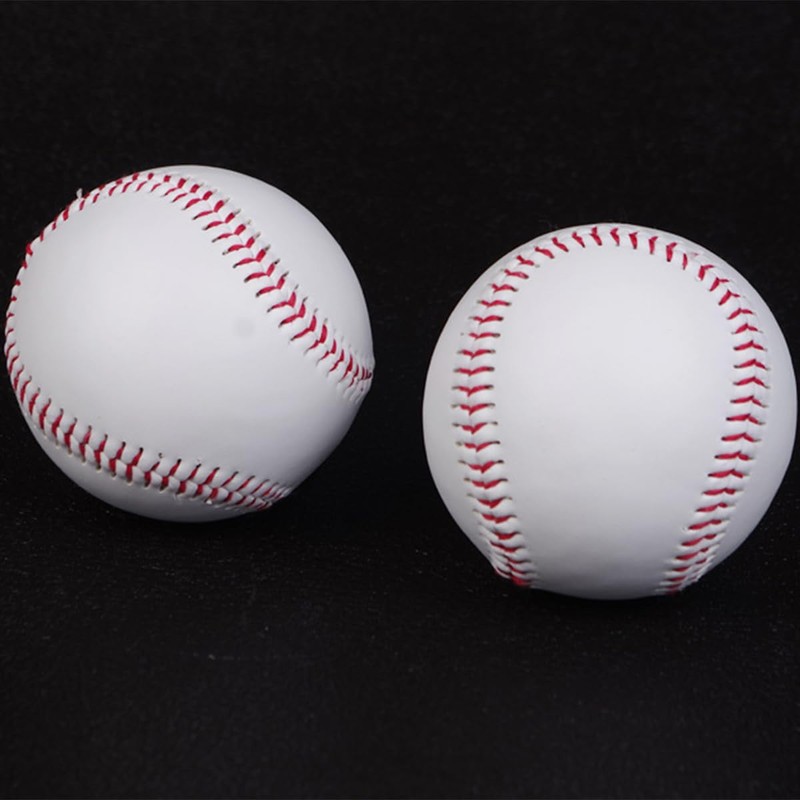 ANCLLO 2PCS Adult Baseball Soft Leather Sports Practice Training Softball