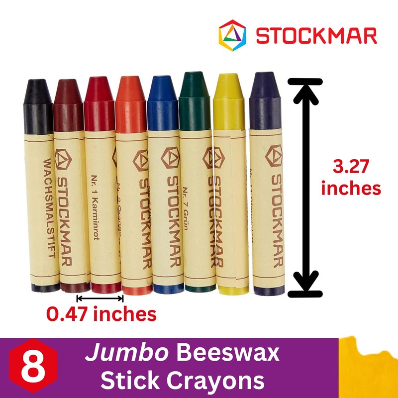 Stockmar Pastelli a cera - 8 colori