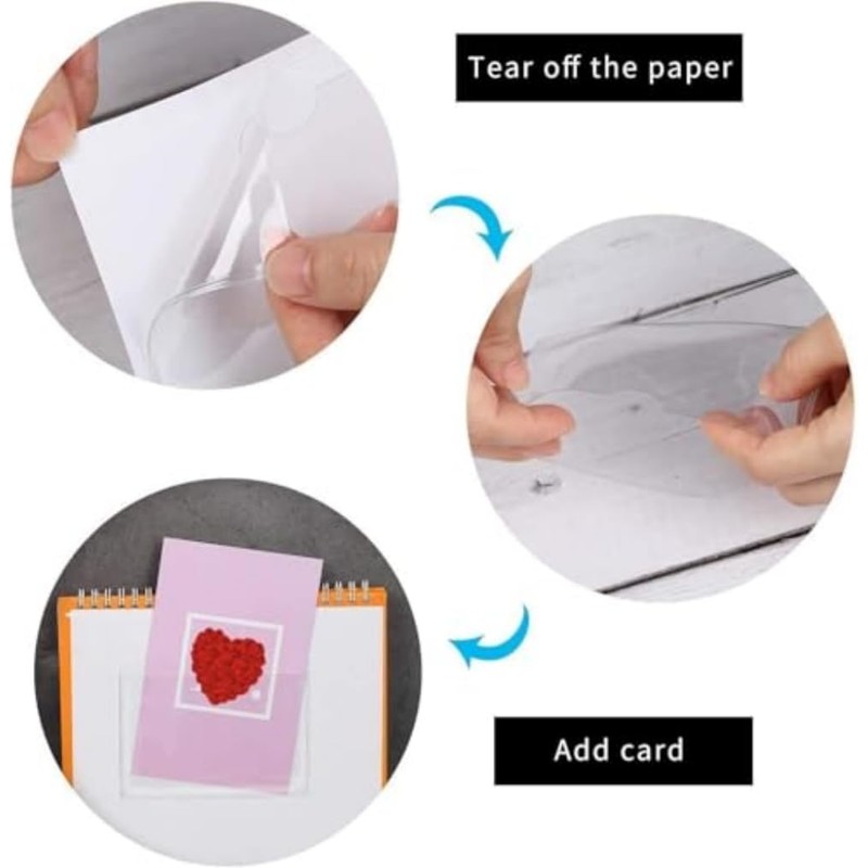 Guagua 5Pack Square Permit Holders Parking Permit Holder Pack of