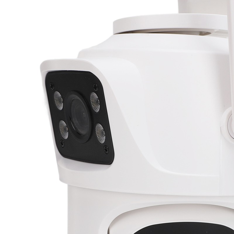 Security Camera Outdoor Dual Lens Surveillance Camera 2.4G Wifi Night