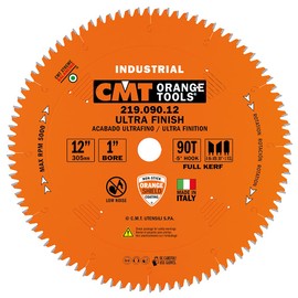 CMT 219.090.12 12-Inch Diameter 90 Teeth 1-Inch Bore Compound Miter and Radial Saw Blade