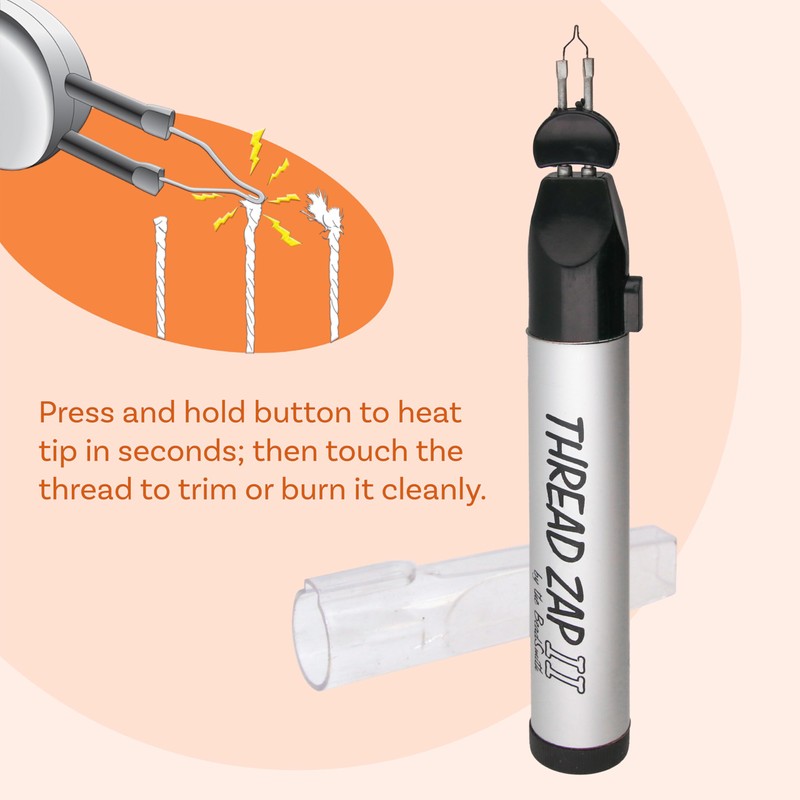 The Beadsmith ThreadZap Craft Burner – Thread Zapper for Burning