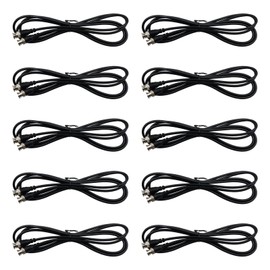 Antrader 10pcs RG58 6 Feet 50-Ohm BNC Male to BNC Male Coaxial Cable