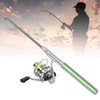 Portable Mini Pen Shape Fishing Rod Pole Pocket Retractable Fishing