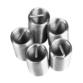 M20 Threaded Inserts, Akozon Threaded Inserts SS304 Stainless Steel (M20 x 2.5 x 3 D, 5 pcs)