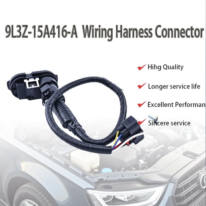 Holdia Trailer Tow Hitch Bar Wire Harness 9L3Z15A416A 7-Pin Compatible