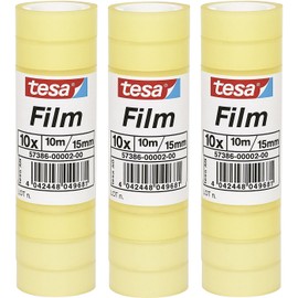tesa UK 30 Rolls Tape Large Roll Tesafilm 10m x 15mm Standard