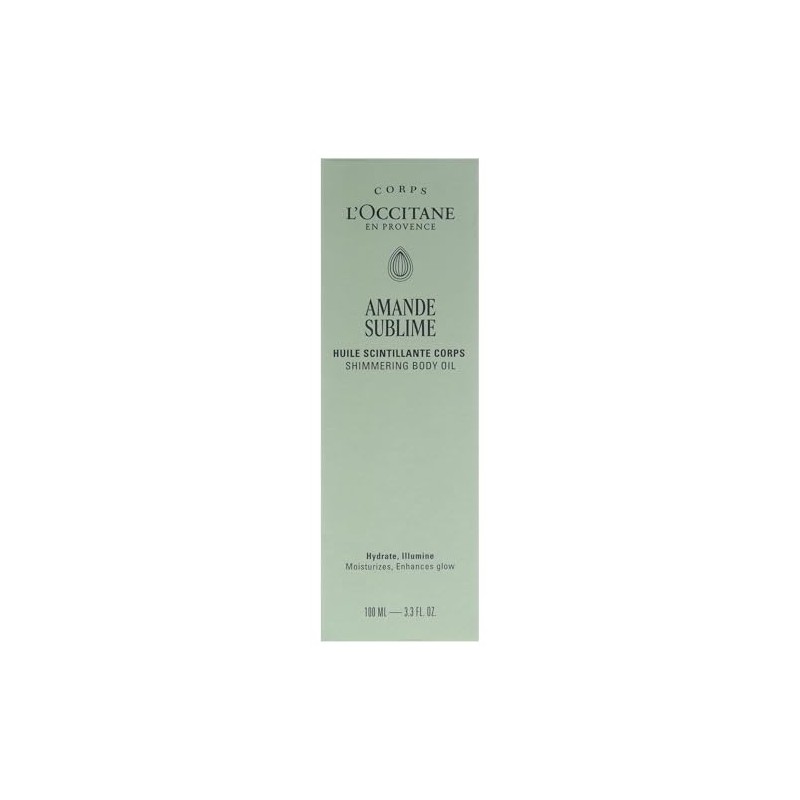 Almond Sublime Shimmering Body Oil by LOccitane for Unisex -