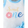 EVERGIFTKIDS Baby Girl Clothes Summer Sleeveless Sweet One Top &