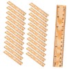 BESPORTBLE 20pcs Wooden Straight Edges Rulers for Boy Girl Durable