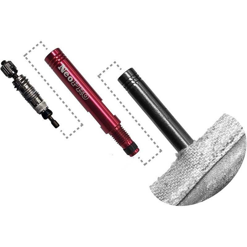 NeoPRO Presta Valve Extension Extender Kit (Pack of 2) w/Valve