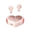 Auriculares Inalámbricos Rosa en Forma de Corazón Bluetooth 5.3 Auriculares