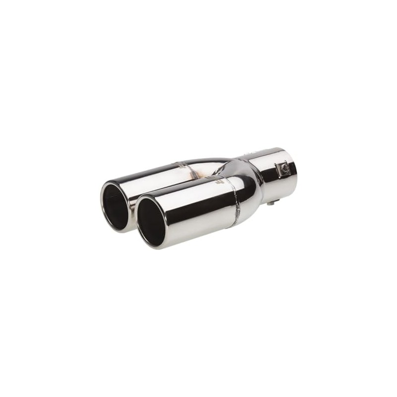 Simoni Racing TRX/77 Exhaust Tip Double Rounded, INOX