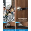 [Intelligent Fingerprint Lock] Electronic Password Door Lock - Anti-theft Door