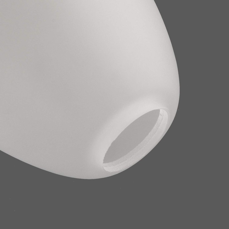 Anmire 3 Pack Frosted Glass Shade, Bell Shaped Light Fixture