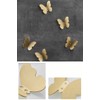 Primst 3PCS Brass Butterfly Hooks with Screws, Decorative Wall Mounted