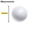 Harrier Hardware 3-Pack Wobbling Golf Balls Trick Gag Gift Putting