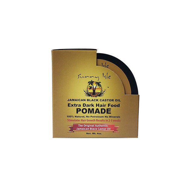 Sunny Isle Jamaican Black Castor Oil Extra Dark Hair Food Pomade 4oz. Free Ship!